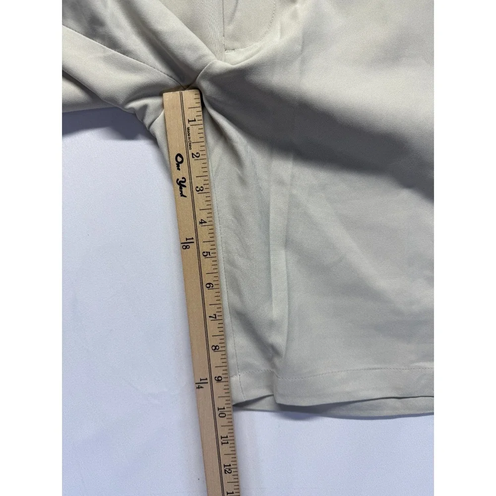 Grand Slam Expandable Waistband Performance Golf Shorts Mens 38 Gray Classic Fit